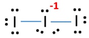 triiodide I3- lewis structure